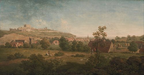 Landscape, with Dover Castle in the Distance, 1767, Arthur Nelson