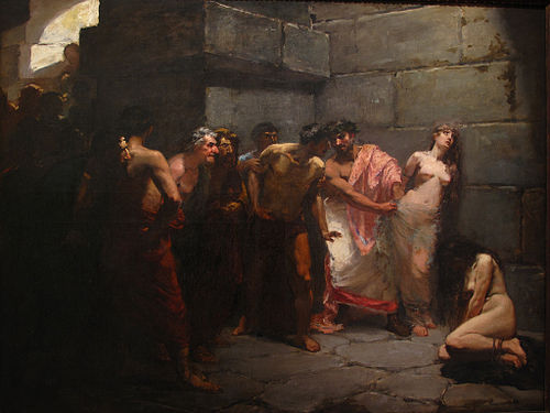 Las Virgenes Cristianas Expuestas al Populacho, 1884, Felix Eduardo Resurreccion Hid
