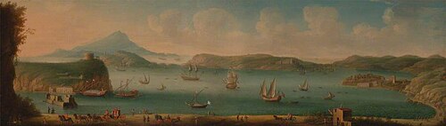 The Gulf of Pozzuoli, 1735, Gaspar Butler