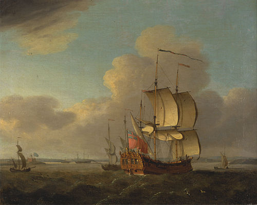 Shipping in the Thames Estuary, 1761, Thomas Mellish