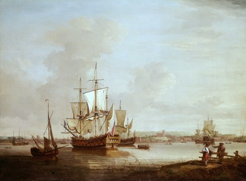 Shipping off Woolwich, 1748, Thomas Mellish