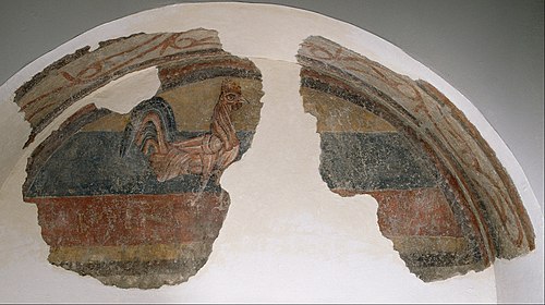 Cockerel from Sant Joan de Boí, 1100, Master of Boí