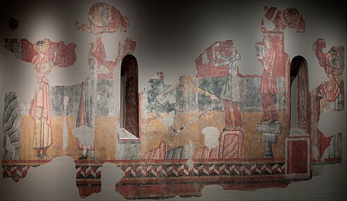 Saints and minstrels from Boí, 1100, Master of Boí