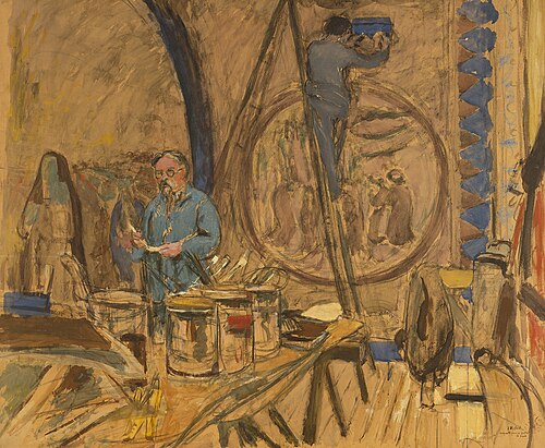 Maquette pour un portrait de Denis, 1930, Édouard Vuillard