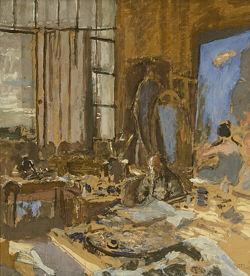Maquette pour un portrait de K.X. Roussel, 1930, Édouard Vuillard