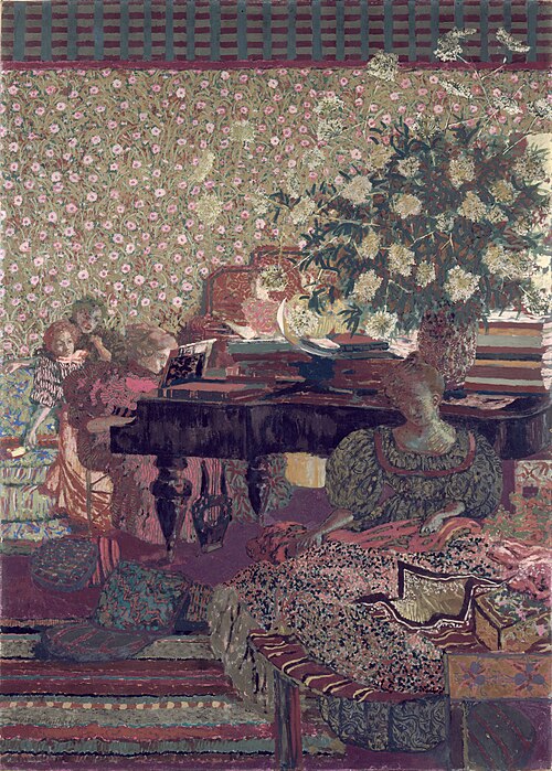 Personnages dans un intérieur. La musique, 1896, Édouard Vuillard