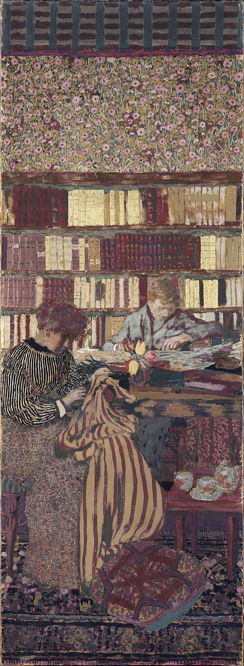 Personnages dans un intérieur. Le travail, 1896, Édouard Vuillard
