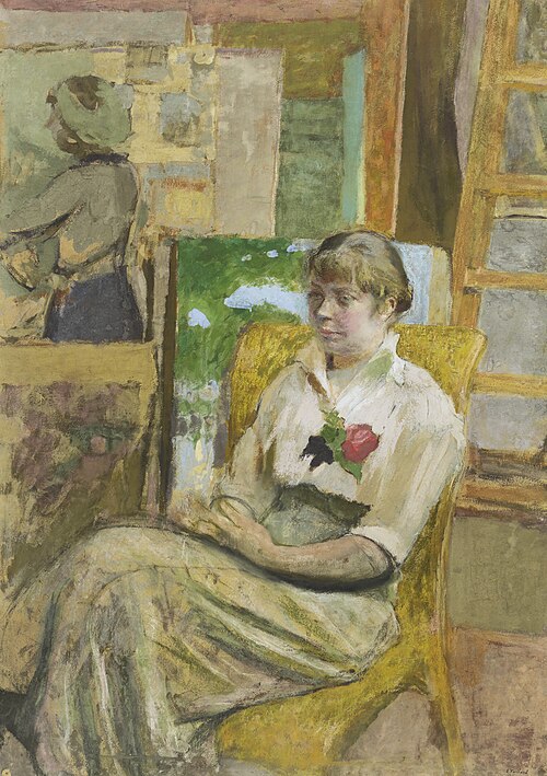 The model with the rose, 1915, Édouard Vuillard
