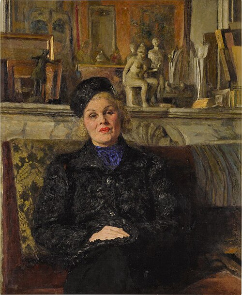 Portrait of Elvira Popesco, 1937, Édouard Vuillard