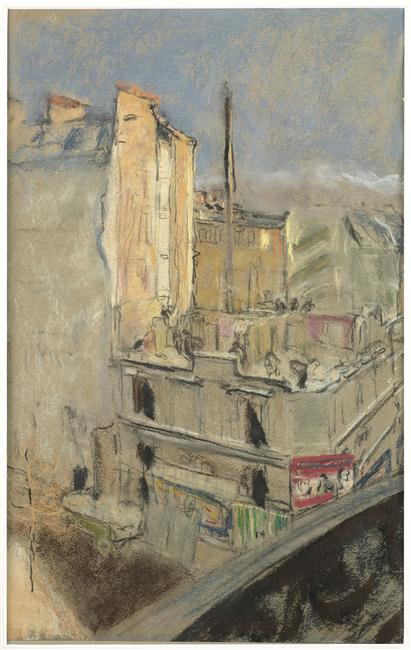 Démolition rue de Calais (60.1.1), 1927, Édouard Vuillard