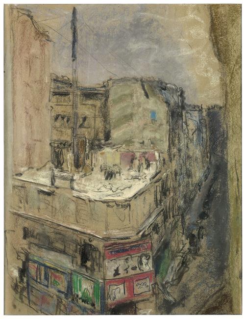 Démolition rue de Calais (60.1.2), 1927, Édouard Vuillard