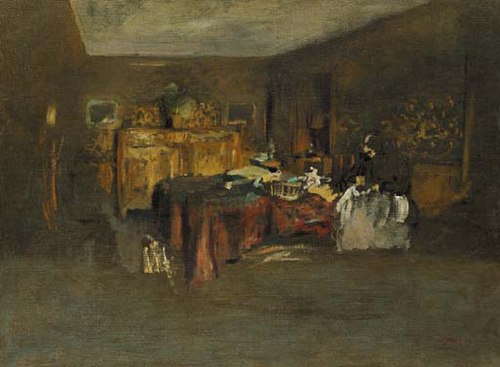 Madame Vuillard cousant, 1902, Édouard Vuillard