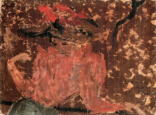 Gracieuse au jardin, 1898, Édouard Vuillard