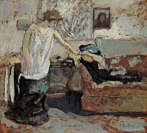 Femme se déshabillant, 1901, Édouard Vuillard