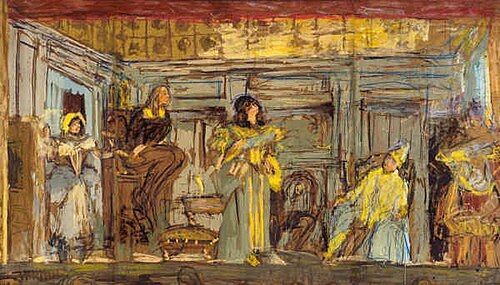 Le malade imaginaire, 1912, Édouard Vuillard