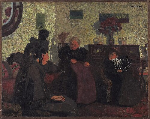 La conversation, 1898, Édouard Vuillard