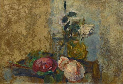 Nature Morte Aux Roses, 1907, Édouard Vuillard