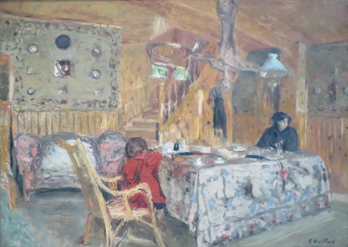 The Pitch Pine Room, 1910, Édouard Vuillard