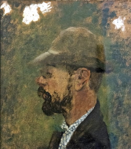 Profil de Toulouse Lautrec, 1898, Édouard Vuillard