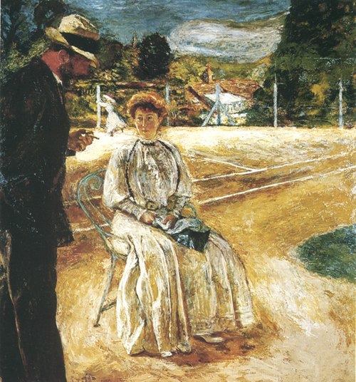 Le tennis, 1907, Édouard Vuillard