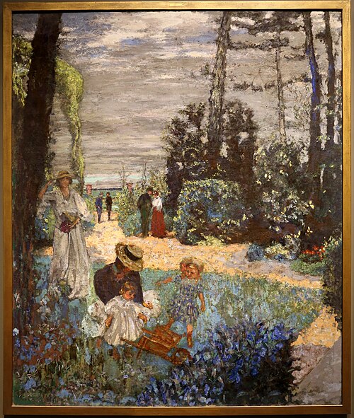 La terrasse à Vasouy - Le jardin, 1901, Édouard Vuillard