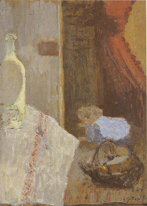 Intérieur à la tenture rouge, 1891, Édouard Vuillard