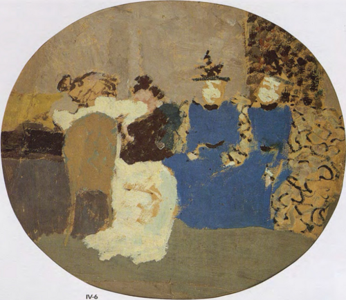 En visite, les demoiselles Fornachon, 1891, Édouard Vuillard