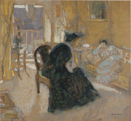 La visite chez Madame Hessel, 1905, Édouard Vuillard