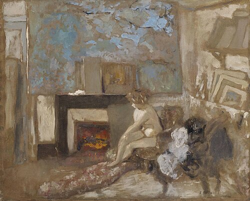 Nu dans l'appartement de la rue Truffaut, 1900, Édouard Vuillard