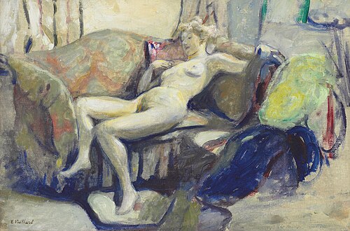 Nu étendu sur un canapé, 1905, Édouard Vuillard
