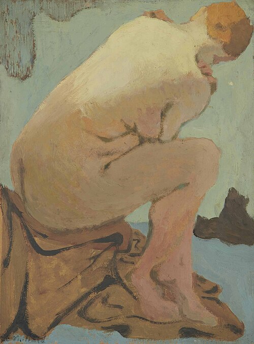 Nu assis, 1891, Édouard Vuillard
