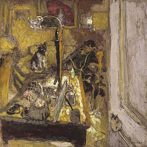 Madame Hessel téléphonant dans son boudoir, 1917, Édouard Vuillard