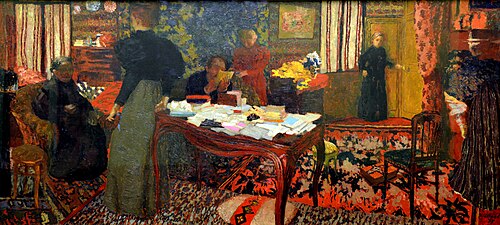 Le Grand Intérieur aux six personnages, 1897, Édouard Vuillard