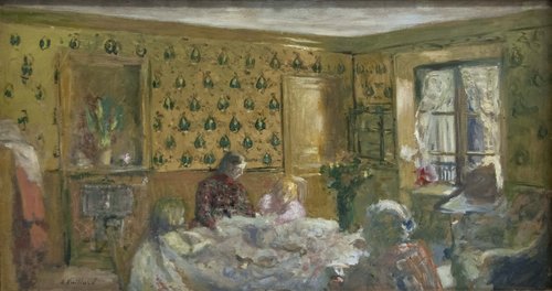 Madame Vuillard et les enfants Roussel, 1905, Édouard Vuillard