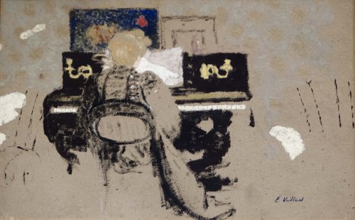 Misia au piano, 1884, Édouard Vuillard