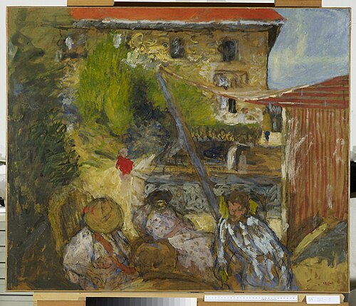 Conversation dans le jardin, 1908, Édouard Vuillard