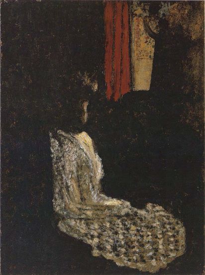 Femme assise dans une pièce sombre, 1895, Édouard Vuillard