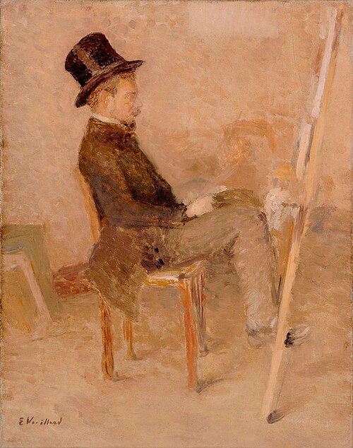 Le peintre Marc Mouclier, 1910, Édouard Vuillard