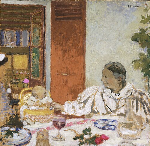 La grand-mère. À table, 1899, Édouard Vuillard