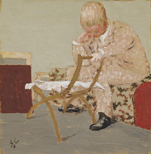 La lecture du journal, 1893, Édouard Vuillard