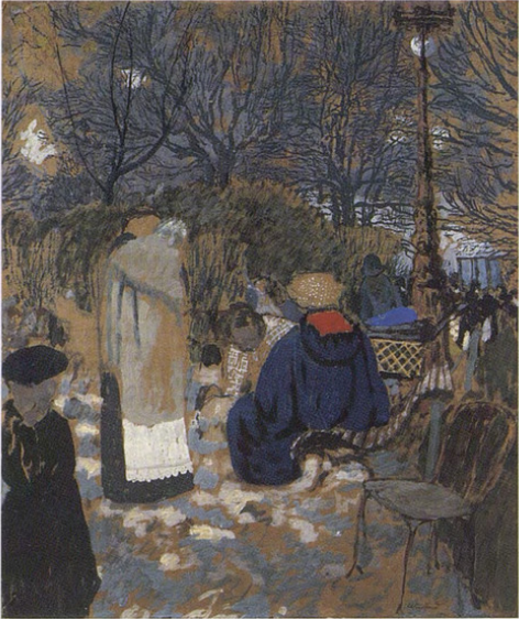 Les nourrices au square des Batignolles, 1899, Édouard Vuillard