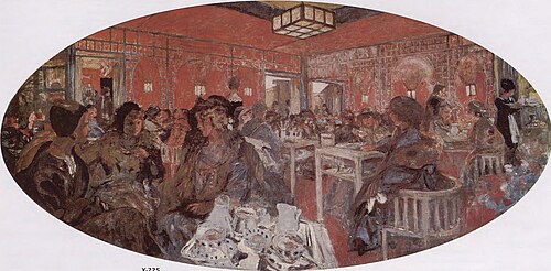 Le salon de thé du Grand Teddy, 1917, Édouard Vuillard