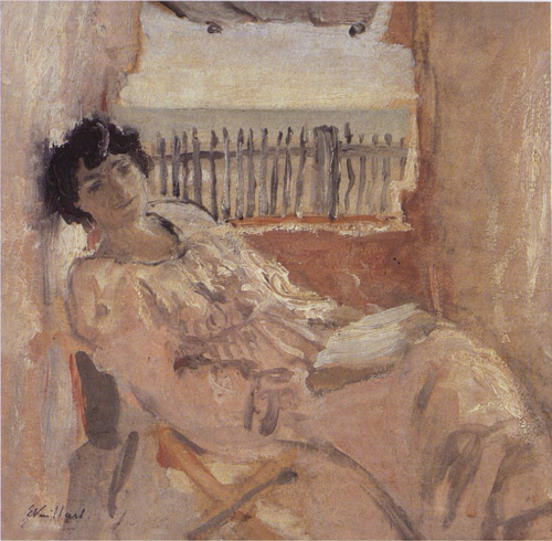 Lucy Hessel rêvant, au bord de la mer, 1904, Édouard Vuillard