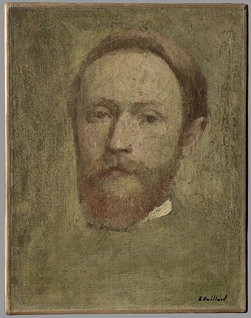 Self-portrait, face study, 1889, Édouard Vuillard