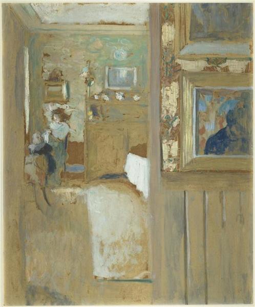 Chez Maurice Denis à Saint-Germain-en-Laye, 1905, Édouard Vuillard