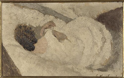Femme couchée de dos, 1891, Édouard Vuillard