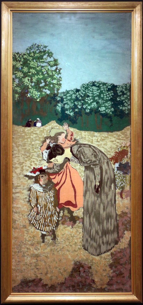 Jardins publics : l'interrogatoire, 1894, Édouard Vuillard