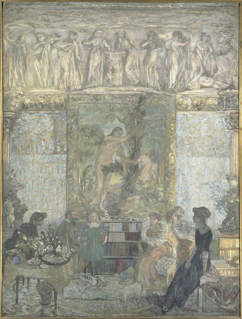 La Bibliothèque, 1911, Édouard Vuillard