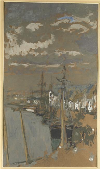 Le Port par temps gris, 1908, Édouard Vuillard