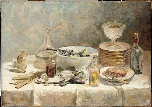 Nature morte à la salade, 1888, Édouard Vuillard